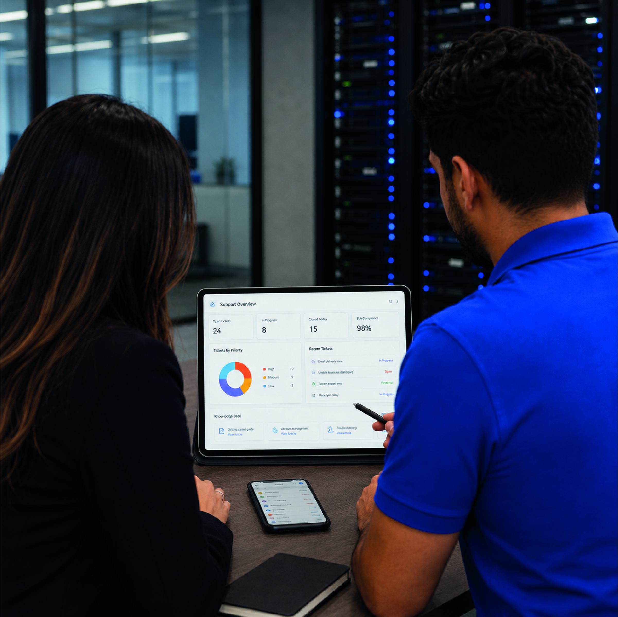 Equipo CiiSA brindando servicios gestionados y soporte